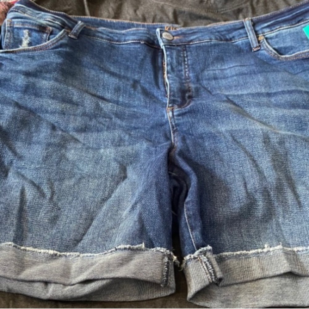 Denim shorts